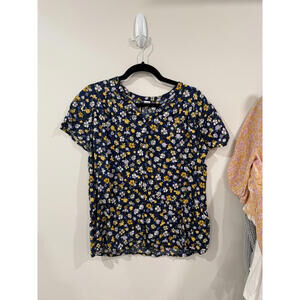 Old Navy Floral Print Women's Blouse XL